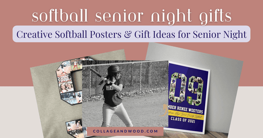 Creative Softball Posters & Gift Ideas for Senior Night