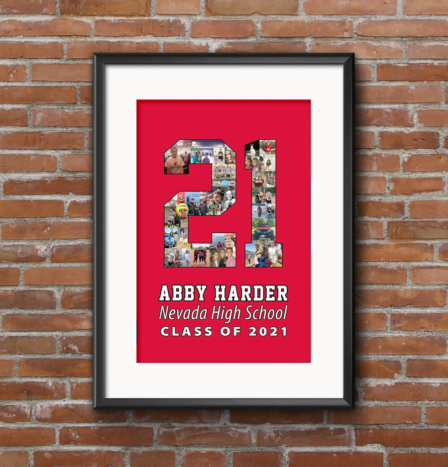 Senior Night Posters | Collage and Wood