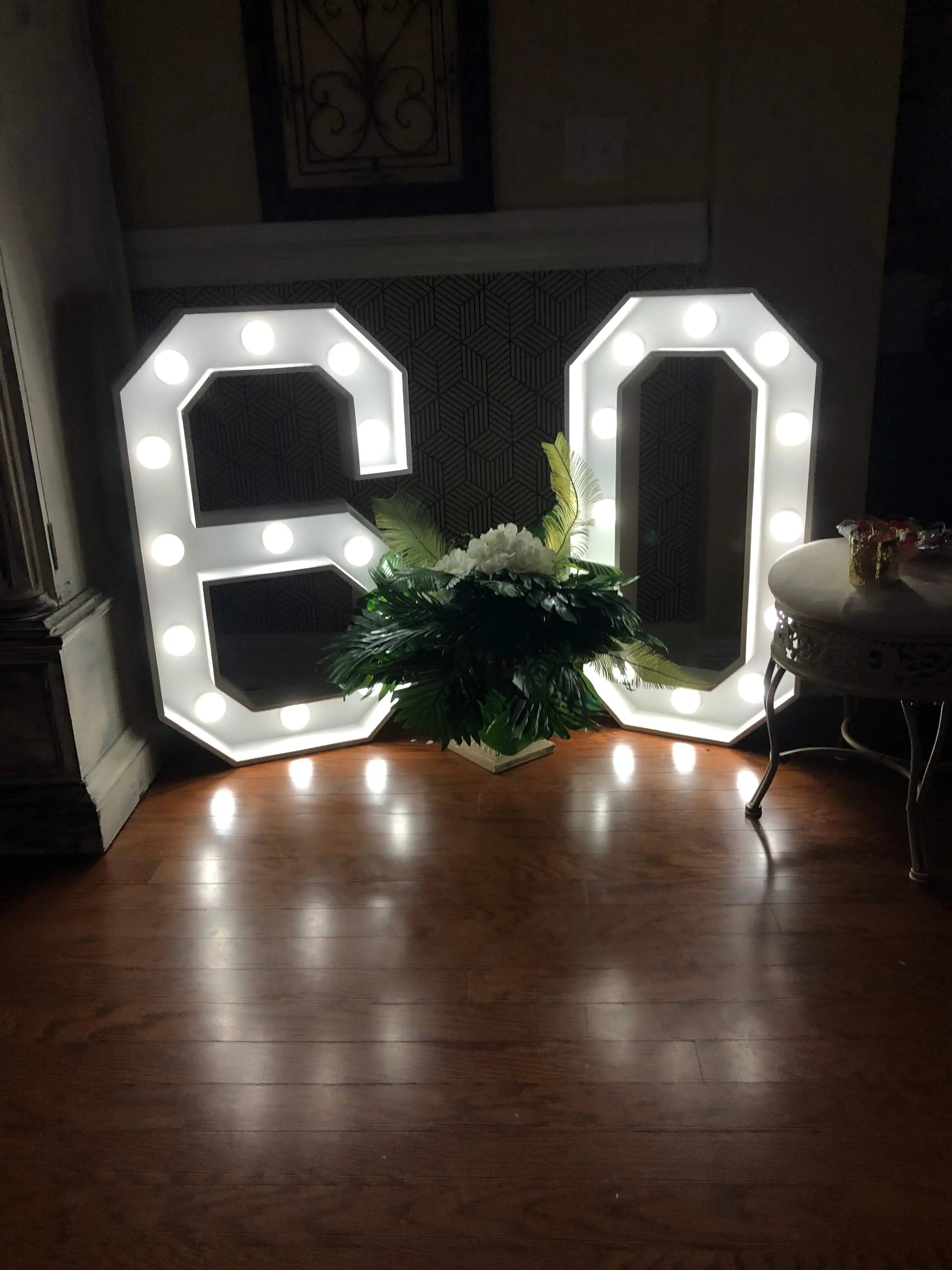 Marquee Light Up Letters | Marquee Numbers With Lights | NC collageandwood