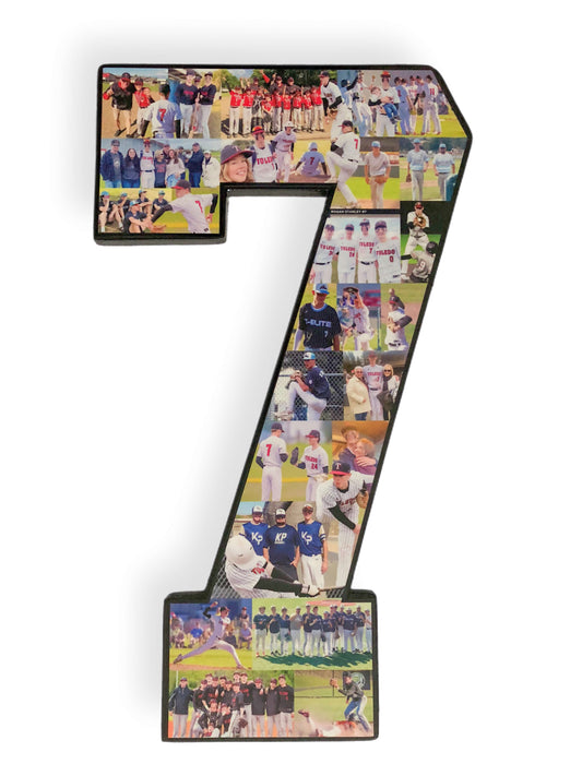 18 inch baseball collage #7 for senior night!