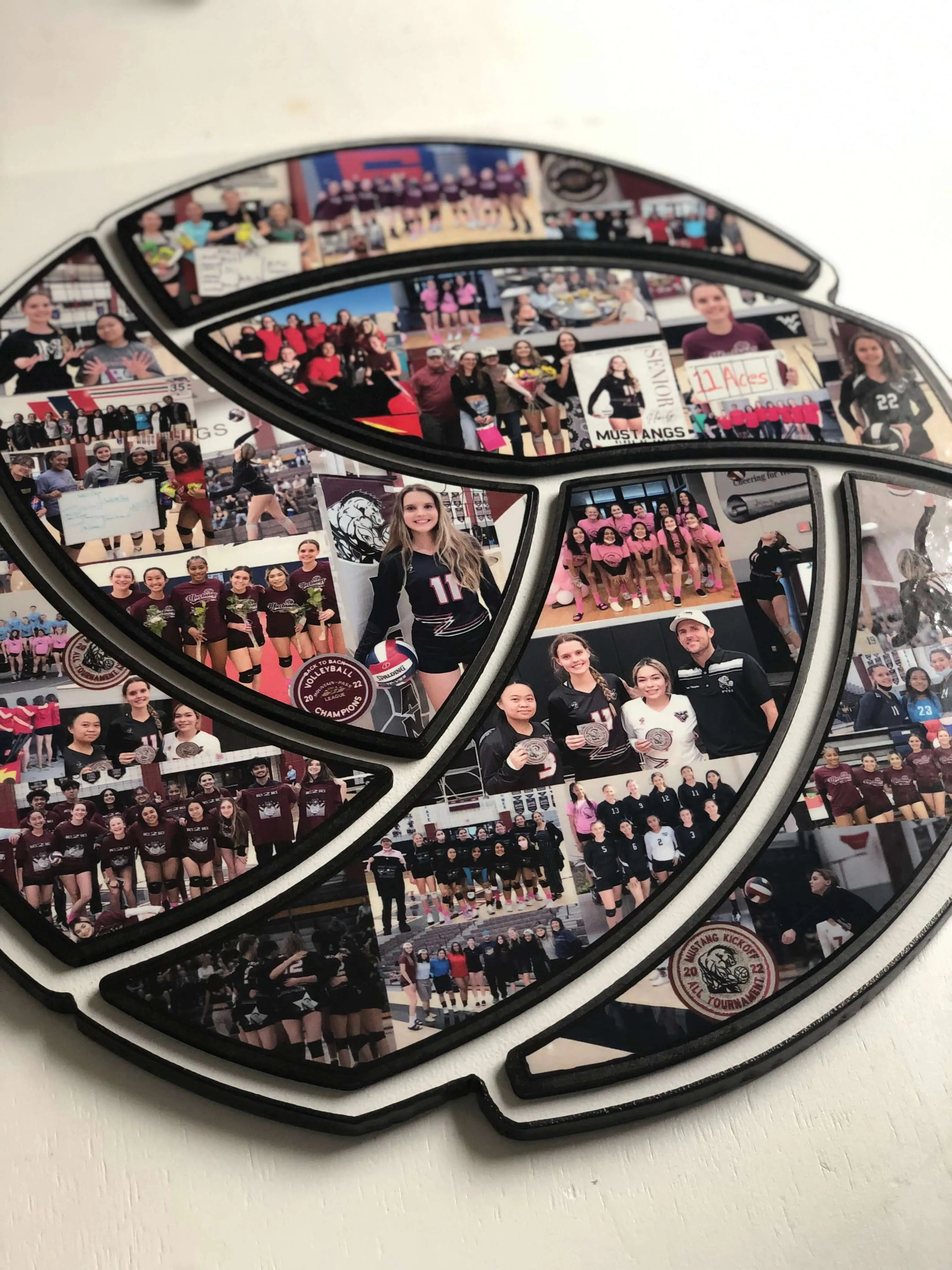 Volleyball senior night gift idea, volleyball collage.