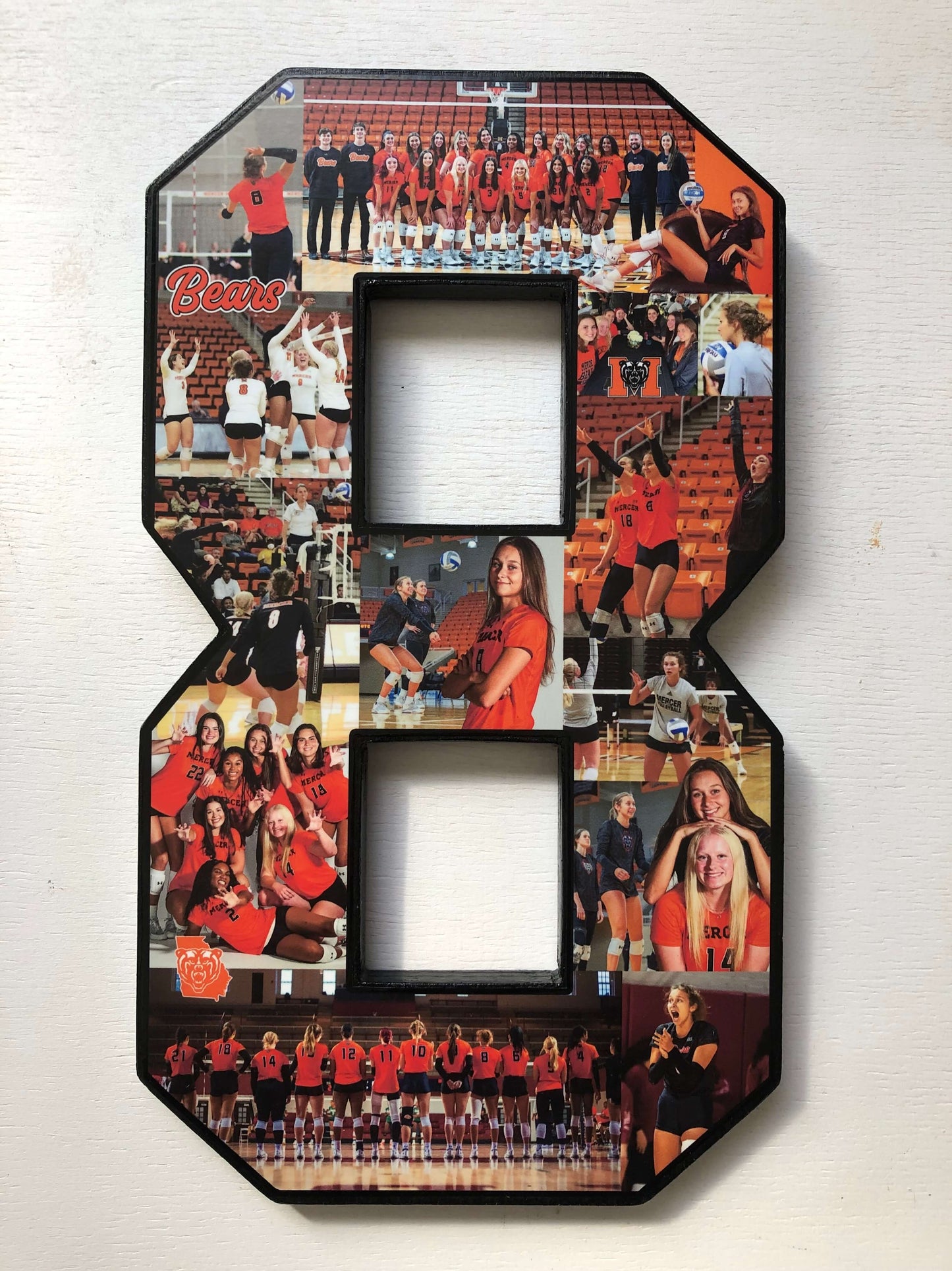Volleyball Collage For #8 from CollageandWood.com