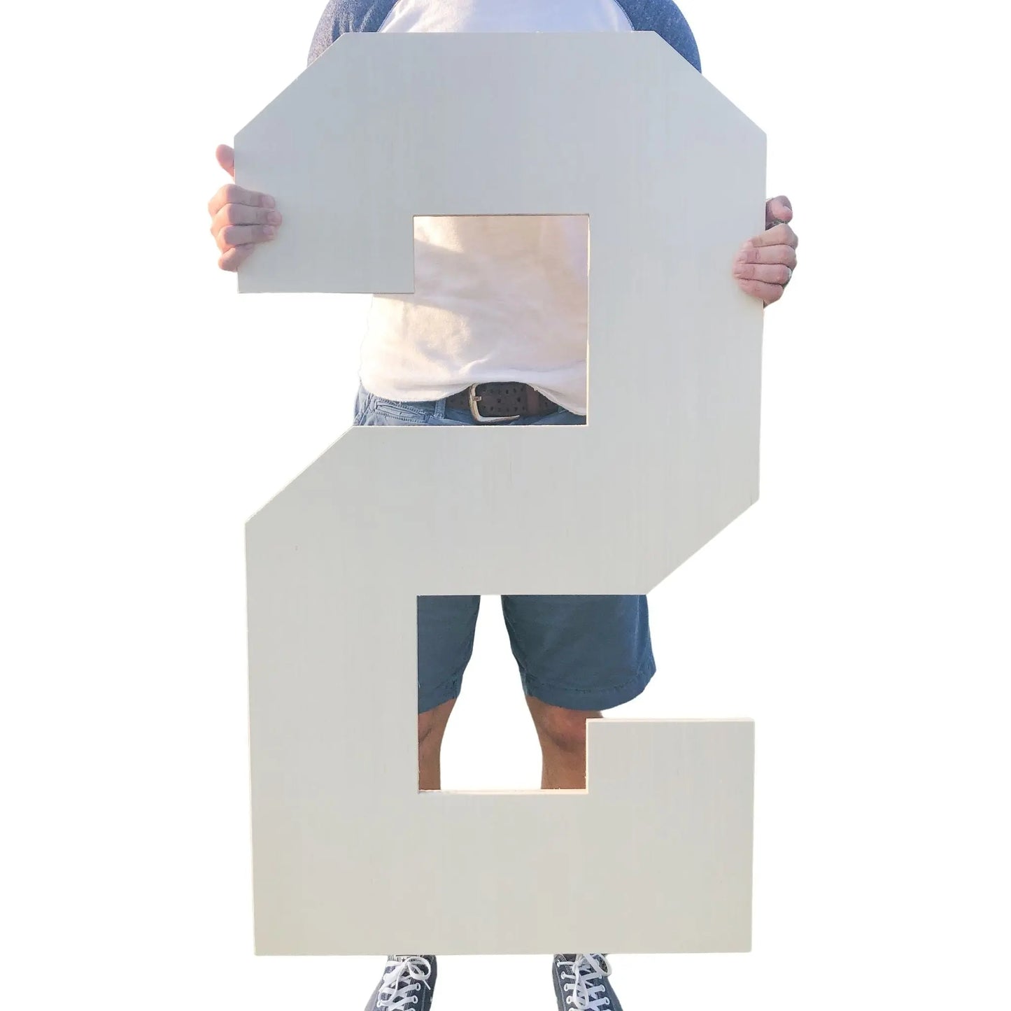 42 Inch Wooden Letters | Wooden Numbers, 3.5 Ft - collageandwood