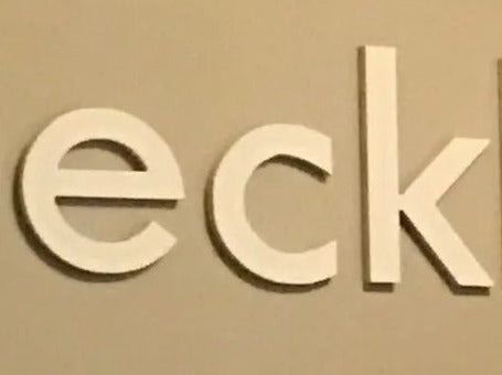 nursery wall letters - 3 letter name. eck.