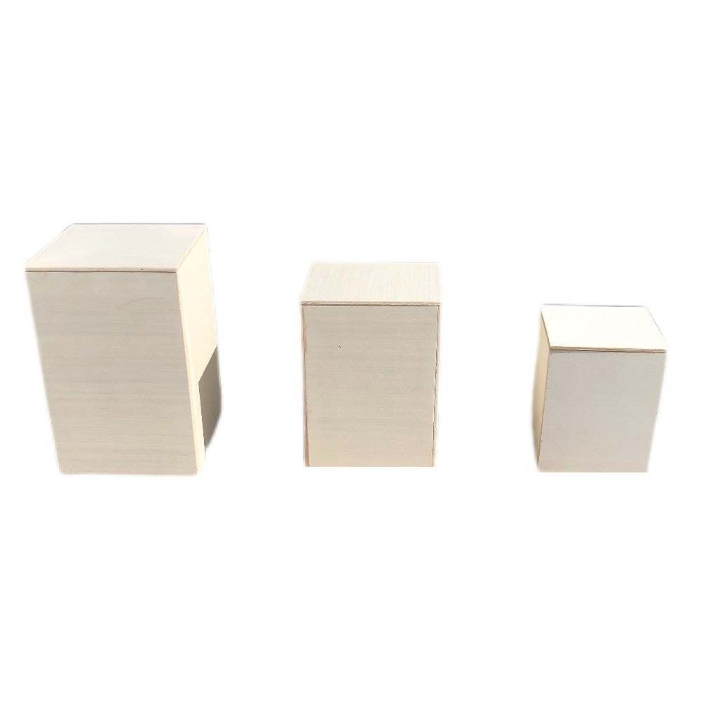 photo prop boxes, set of 3