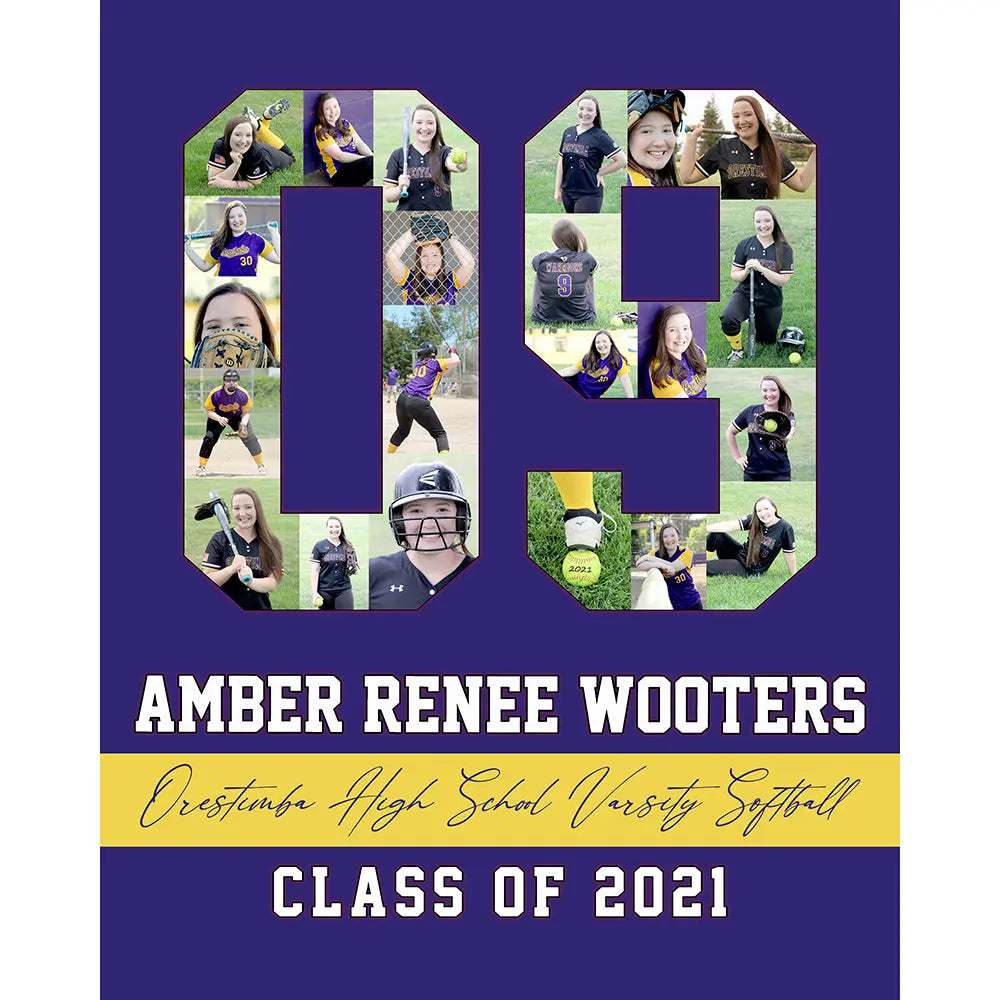Softball Senior Gifts: Poster #09.
