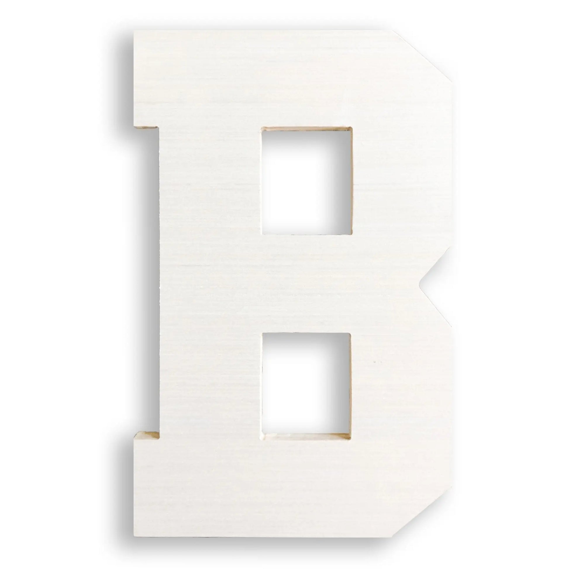 Wooden Letter B | Large Letter B Wall Decor | Collage and Wood - collageandwood