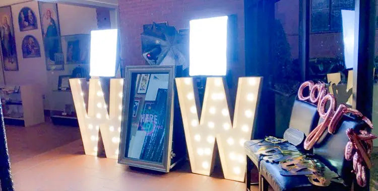 Large Cardboard Numbers [vs Wooden Numbers] For Event Decor