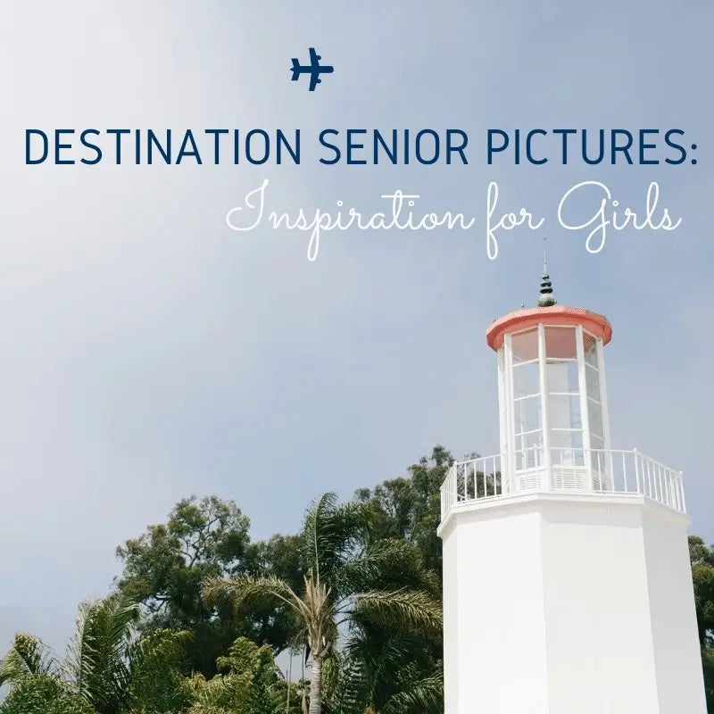 Destination Senior Pictures: Inspiration for Girls Using Senior Photo Props | Photo Prop 2022 | Collage and Wood
