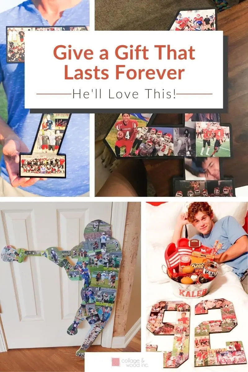 Give a Gift That Lasts Forever | Collage and Wood