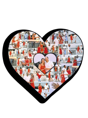 heart collage for anniversary idea