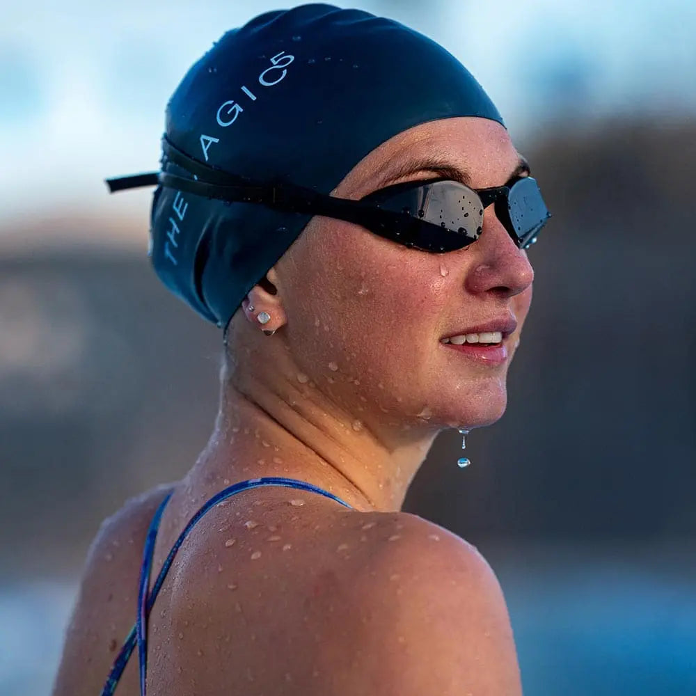 the magic5 swim cap makes an excellent senior gift for swimmers who plan to continue swimming recreationally after competition.