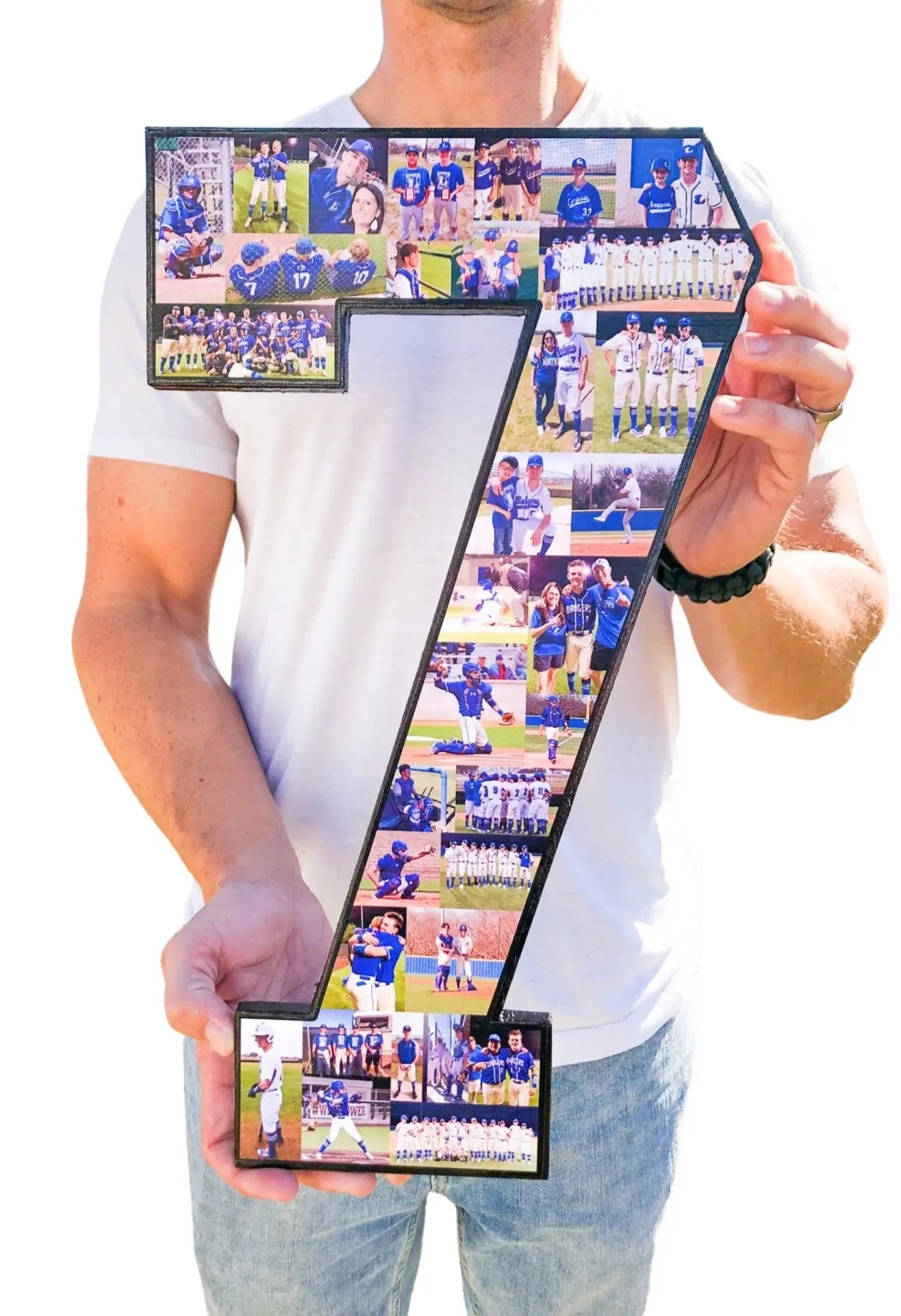 Senior Night Photo Numbers | collageandwood