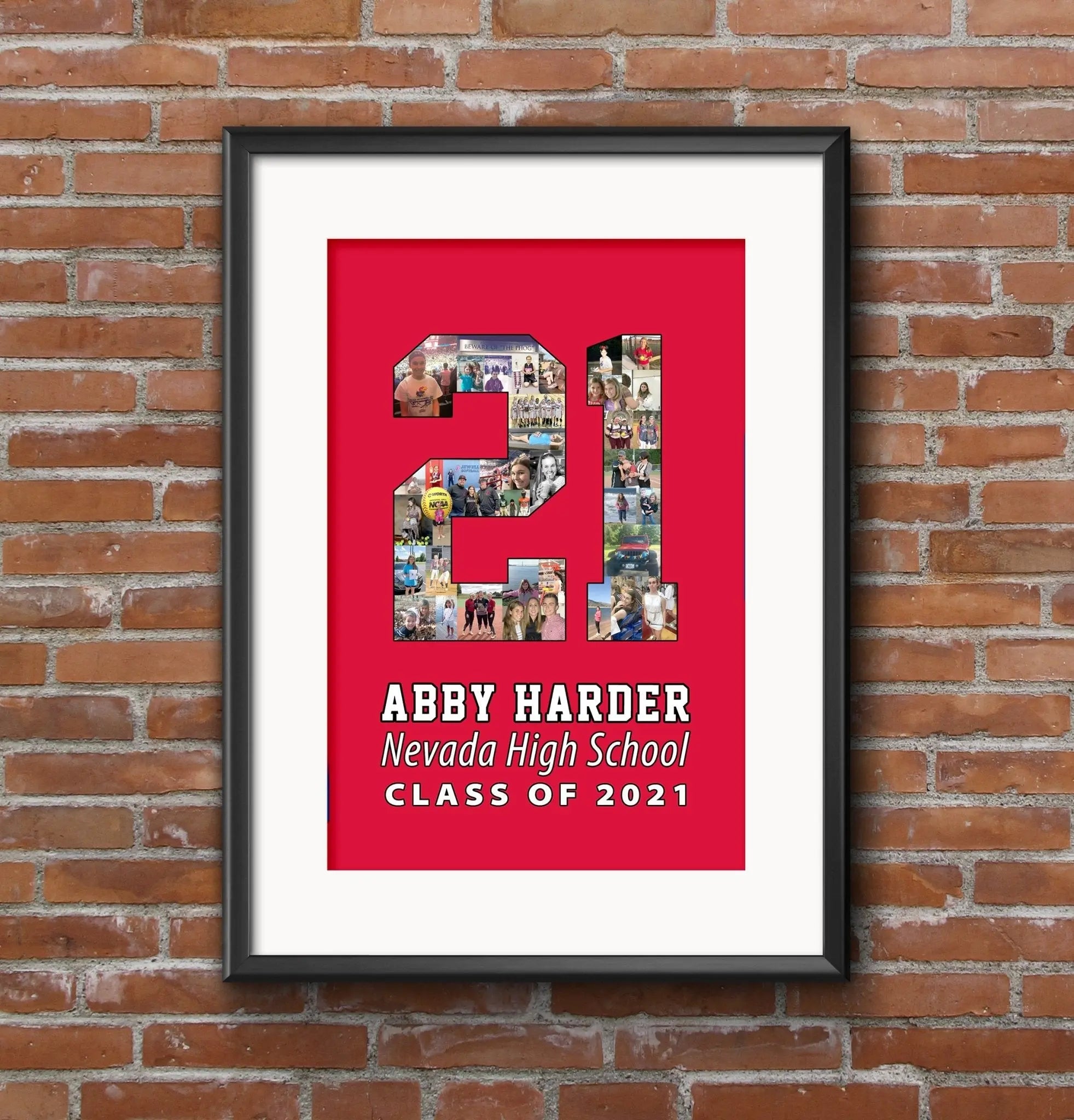 Senior Night Posters | Collage and Wood