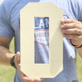 Wooden Number 0 | Large Wooden Numbers | Collage and Wood - collageandwood