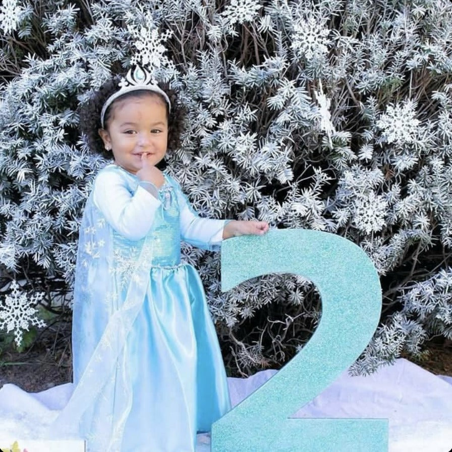 Painted Birthday Numbers | Party Decor