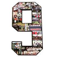 Identity Series: Lacrosse Numbers and Monograms from collageandwood.com.
