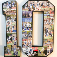 Identity Series: Lacrosse Numbers and Monograms from collageandwood.com.