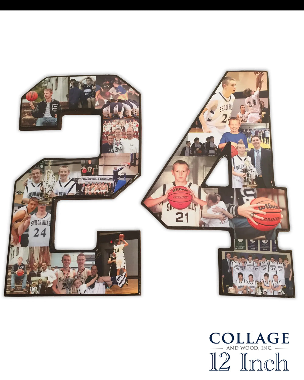 Identity Series: Basketball Numbers & Monograms from collageandwood.com.