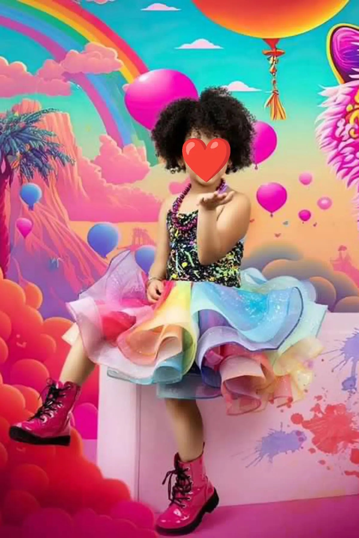 photography cube for children's studio photography