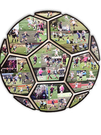 Soccer ball, 24 inches. Available at collageandwood.com.