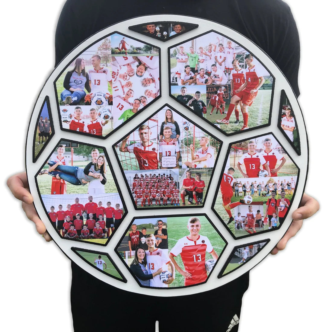 Soccer Ball Collage for Senior Night Gift Ideas!