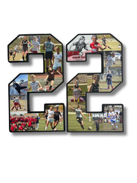 Identity Series: Soccer Senior Night Gifts from collageandwood.com.