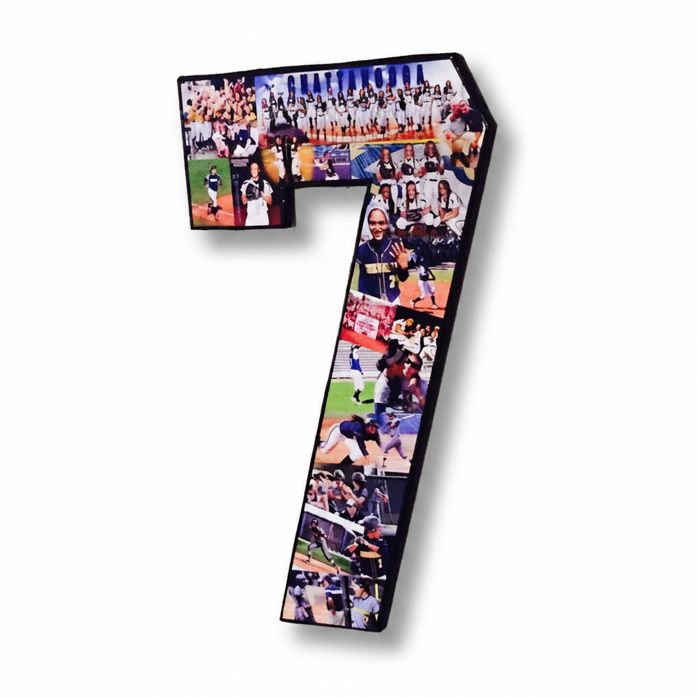 Softball Collage Number 7 from CollageandWood.com