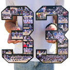 12 Custom Sports Number 33 Photo Collage for Senior Night - collageandwood