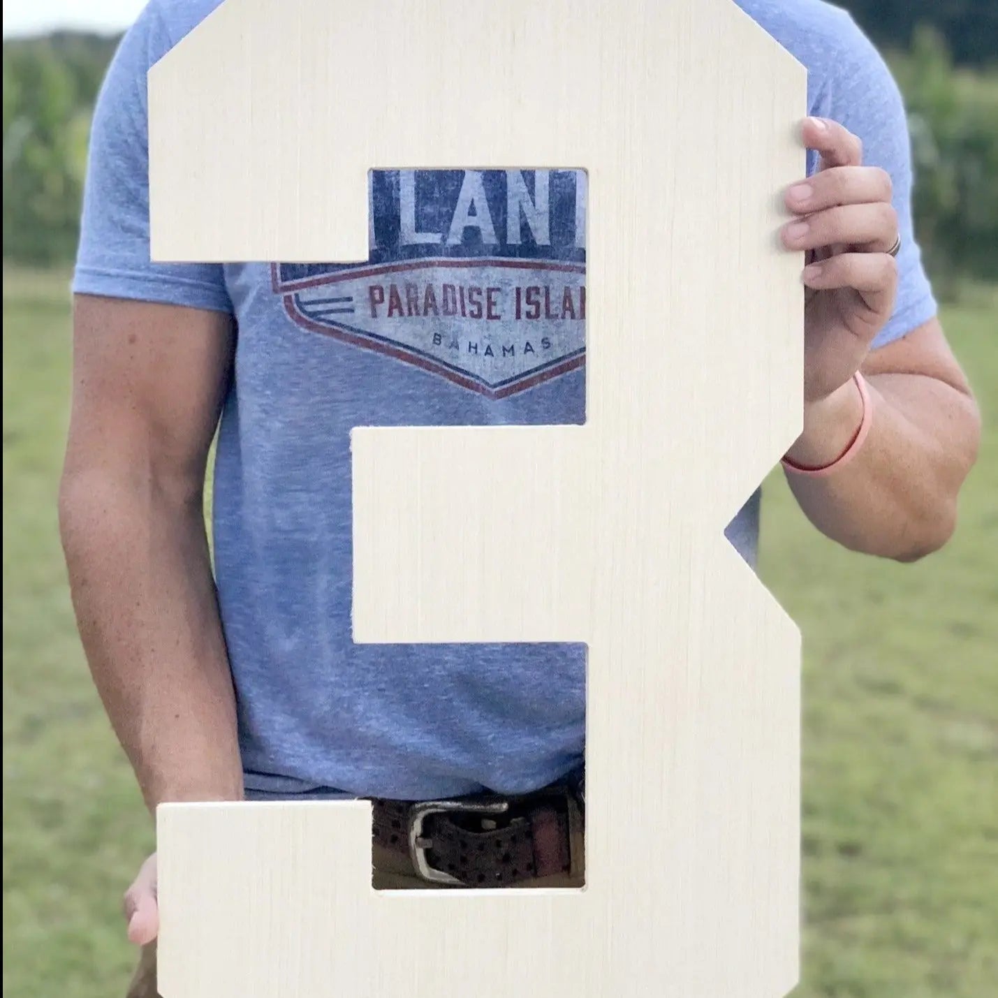 24 Inch Unfinished Wooden Letters and Wooden Numbers - collageandwood