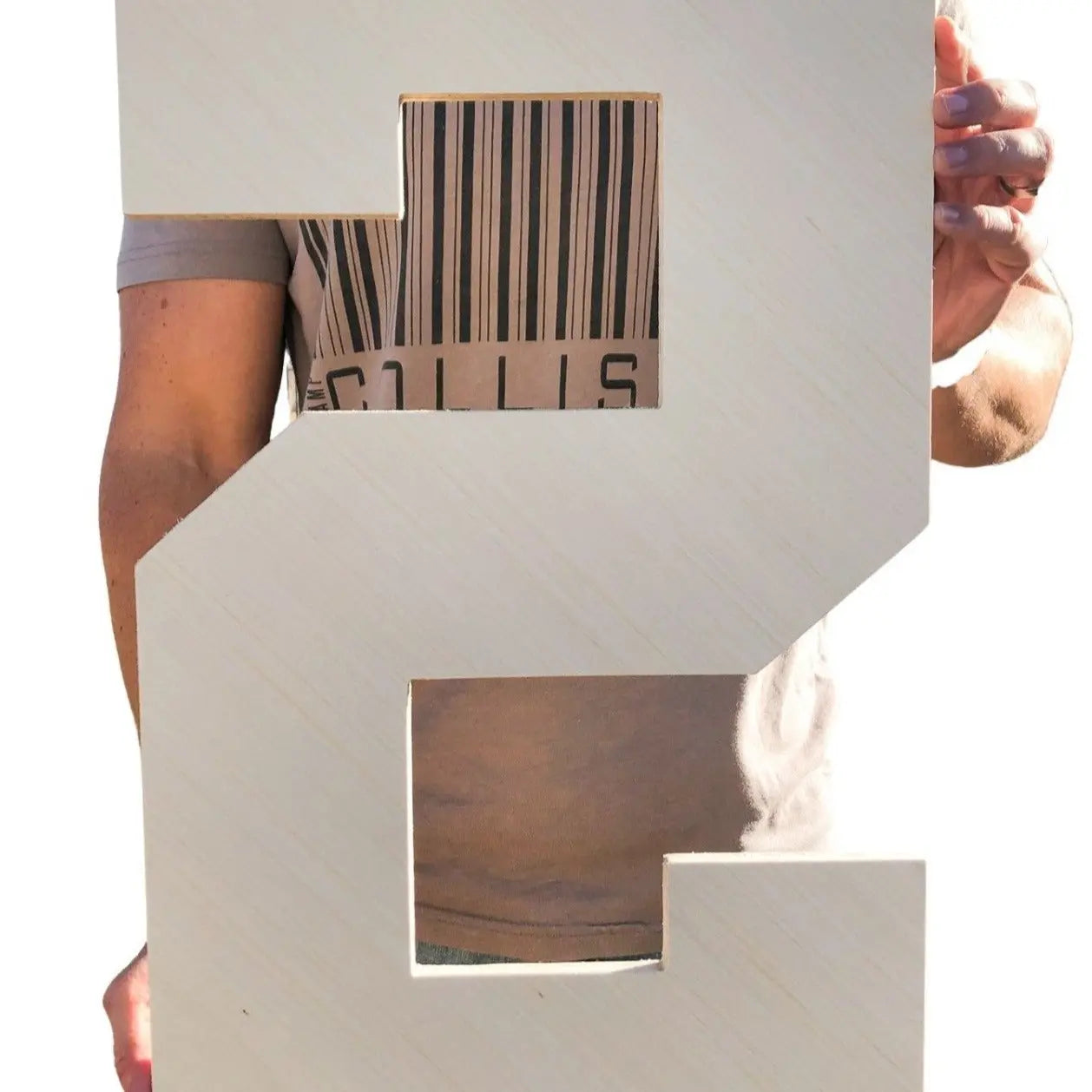 24 Inch Unfinished Wooden Letters and Wooden Numbers - collageandwood