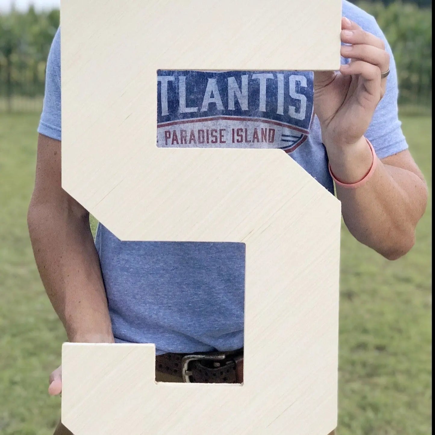 24 Inch Unfinished Wooden Letters and Wooden Numbers - collageandwood