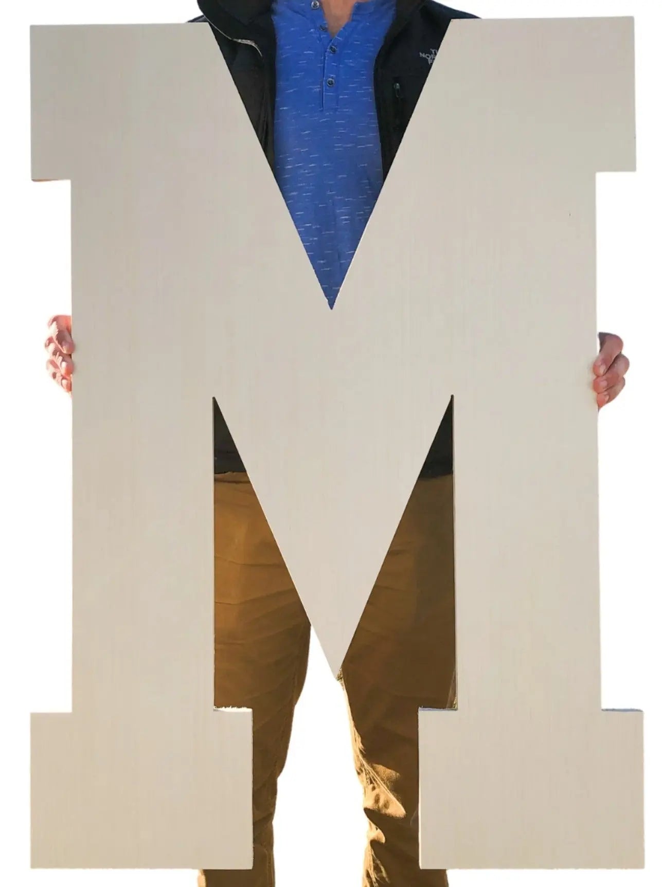 36 Inch Unfinished Wooden Letters and Wooden Numbers - collageandwood