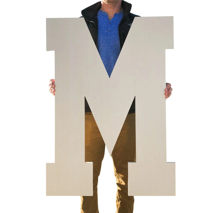 36 Inch Wooden Letters | Wooden Numbers, 3 Ft - large letters for custom displays!! Available at collageandwood.com.