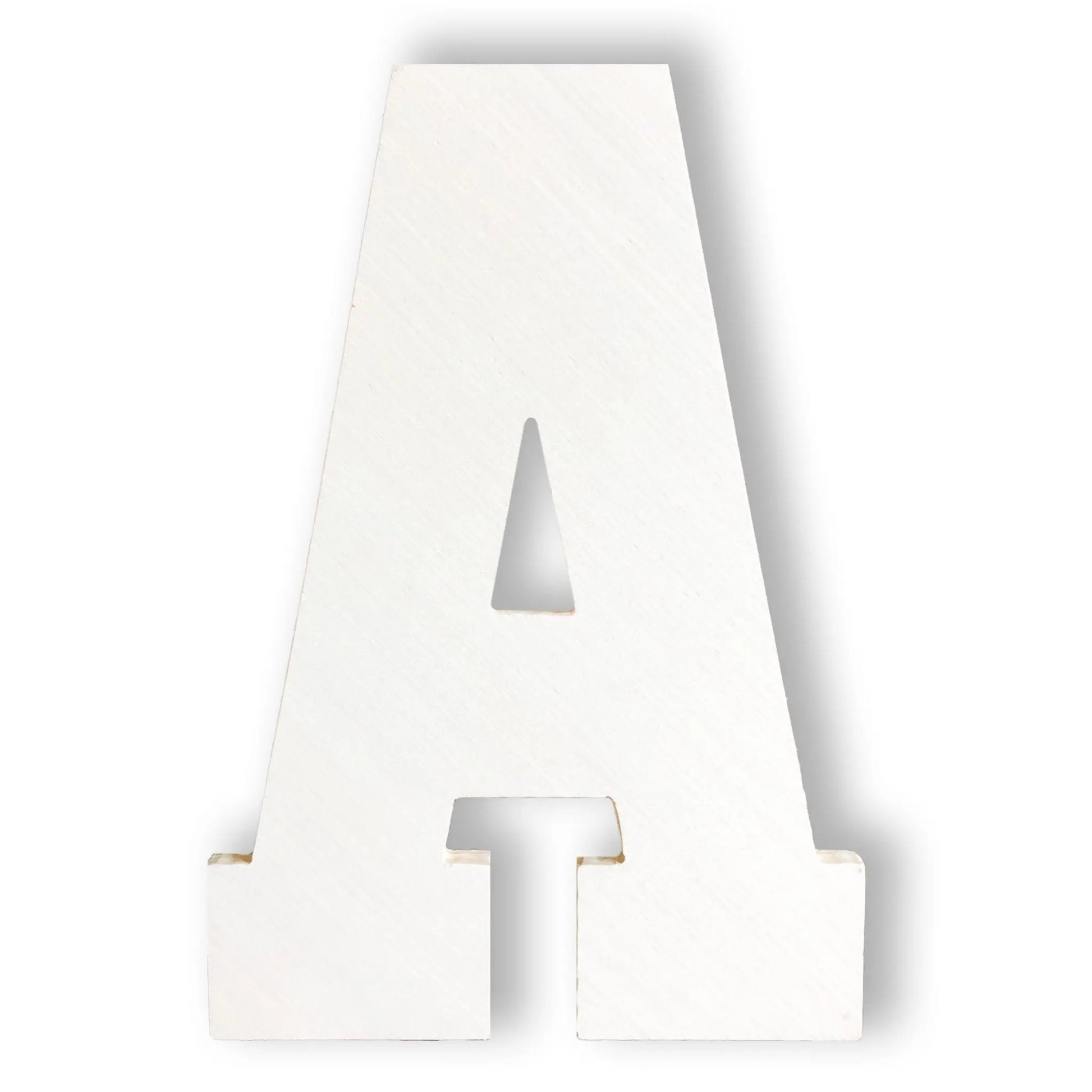  Unfinished Wooden Letters for Crafts, 4 Inch White Alphabet  Marquee Letters, Wood Letters for Home and Party Wall Decor (Letter V)