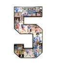 baseball senior night collage number 5, personalized baseball gifts