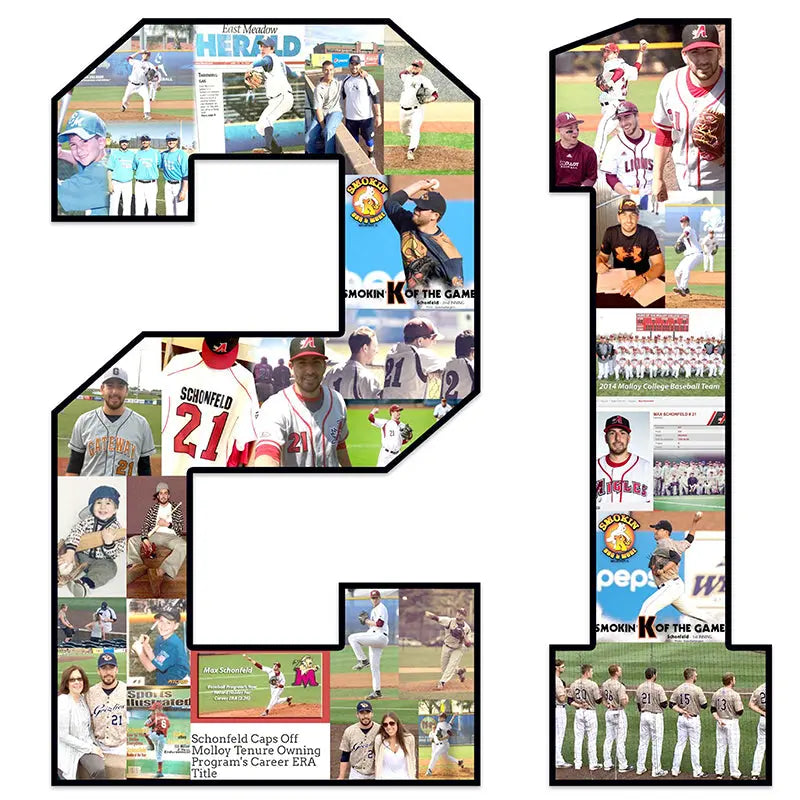 baseball senior night collage number 21
