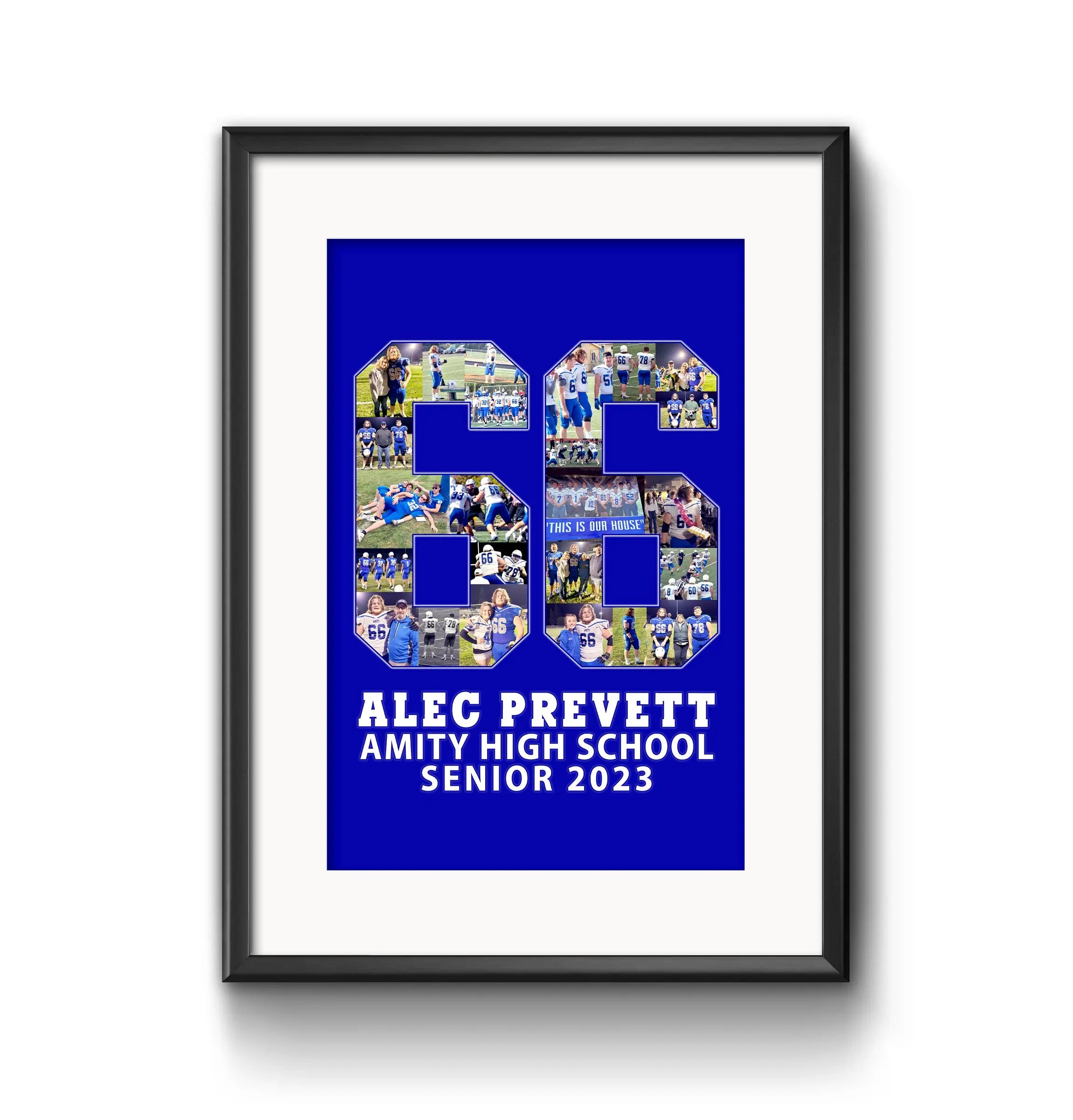 football senior night ideas, gifts for football players (digital mockup)