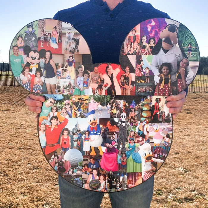 Giant Vacation Collage, Disney Vacation Collage, Giant Memory Maker Photo Collage - collageandwood