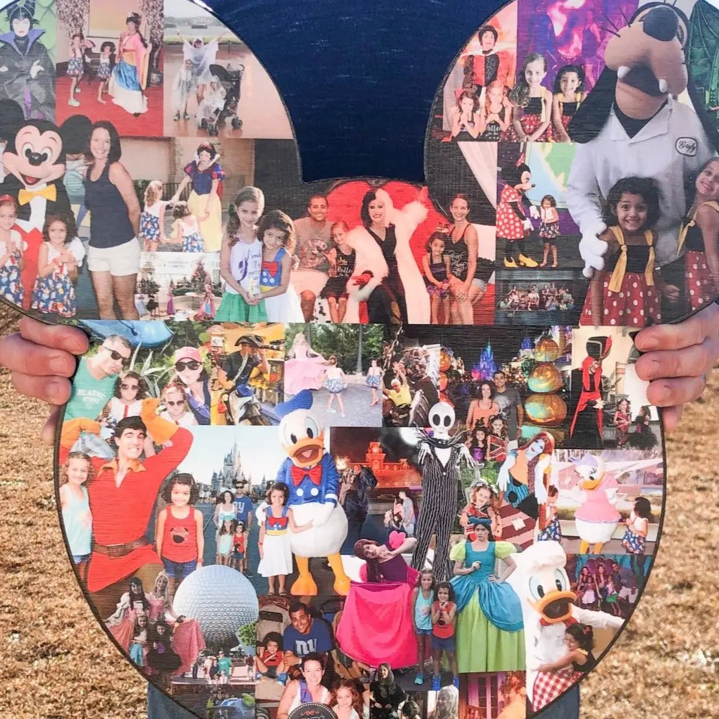 Giant Vacation Collage, Disney Vacation Collage, Giant Memory Maker Photo Collage - collageandwood
