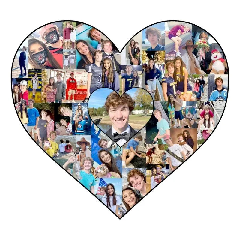 18 Inch Photo Heart Collage | "The Process Was Easy!"