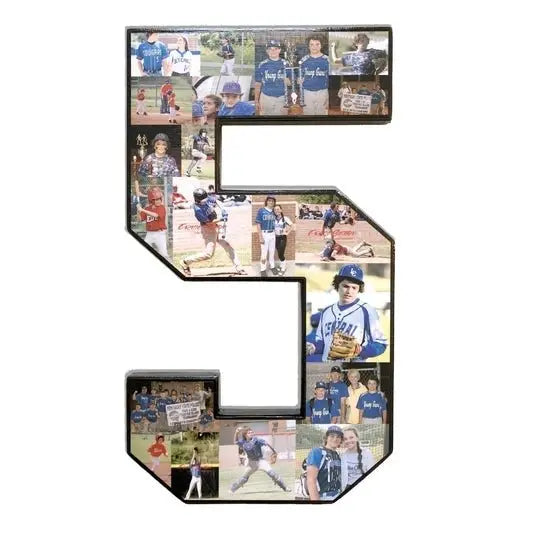 Senior Night Gifts for Athletes | 12 Inches collage number 5 - Collage and Wood