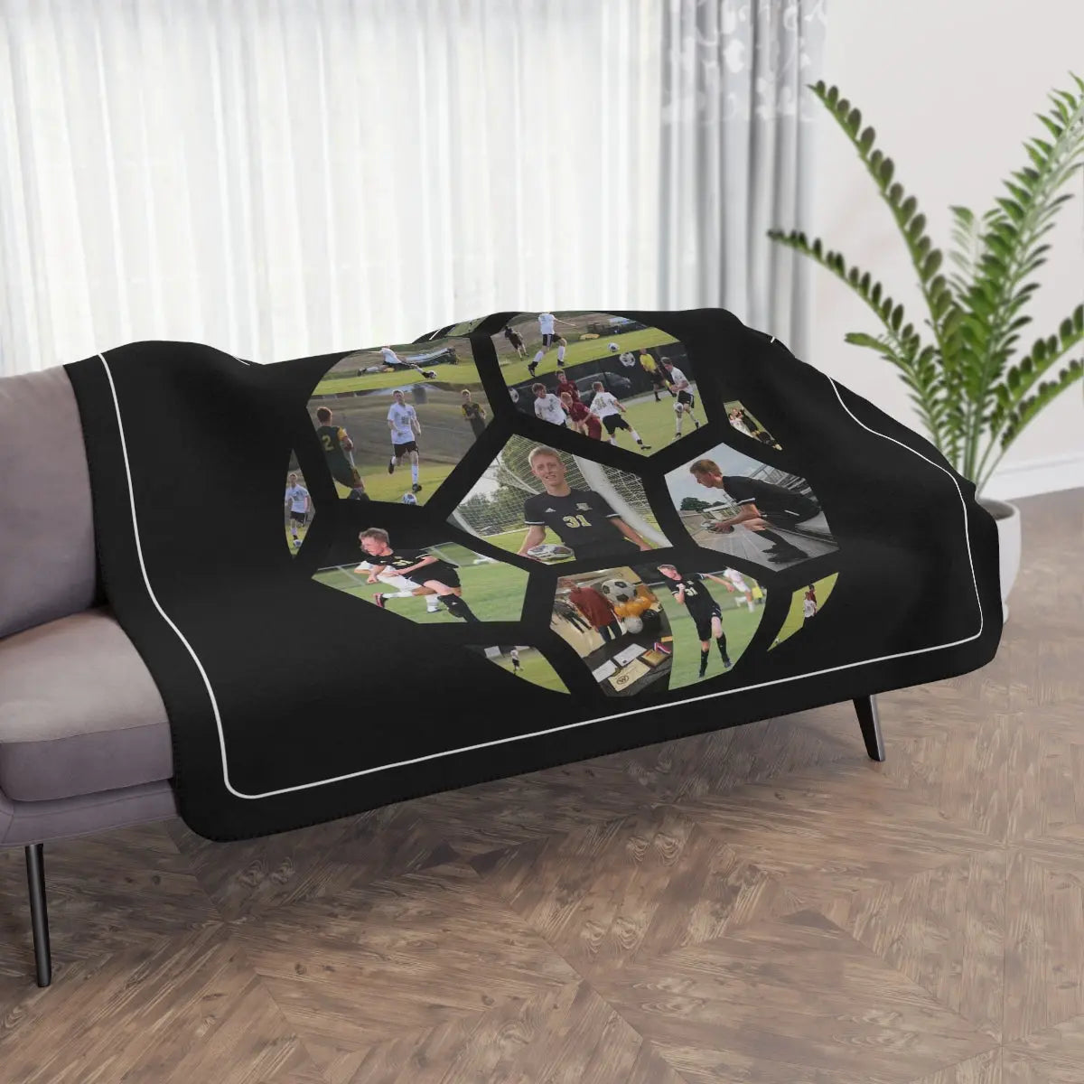 Sherpa Blanket For Soccer Senior Night.