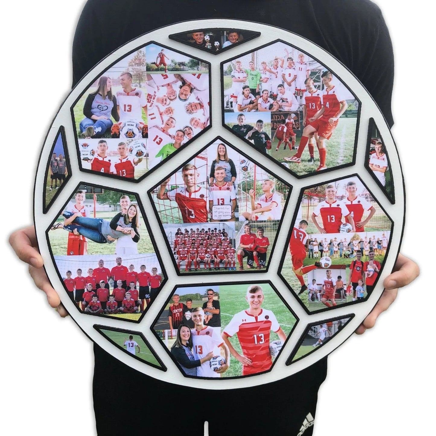 Soccer Collage | Soccer Collage Senior Gift | 15 Inches | Collage and Wood - collageandwood