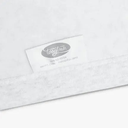 The back of the sweatshirt blanket for Senior Night.