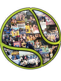 Cute tennis gifts for senior night! Available at collageandwood.com.
