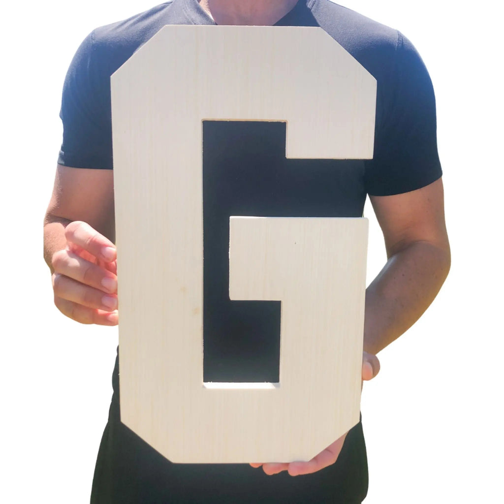 Wood Letter G | Collage and Wood - collageandwood