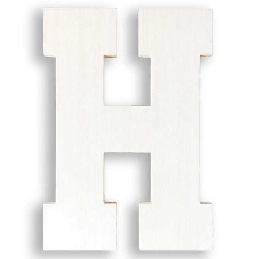 Wood Letter H | Collage and Wood - collageandwood