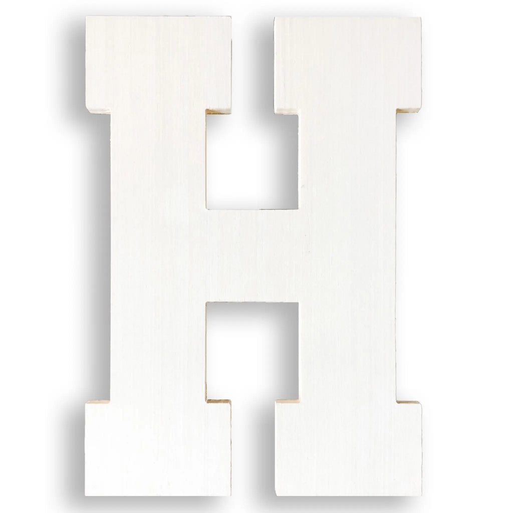 Wood Letter H | Collage and Wood - collageandwood