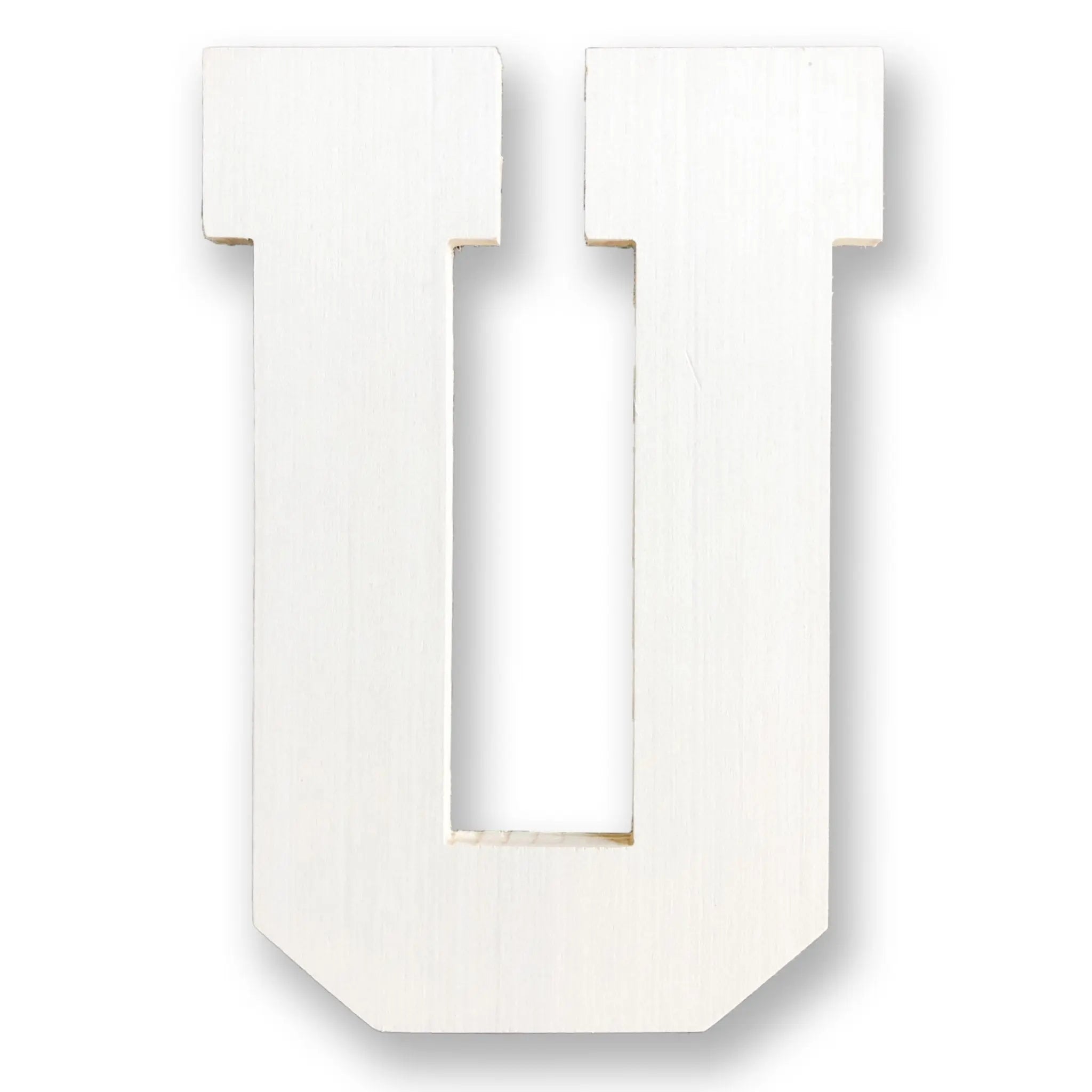 Unfinished wood store letter